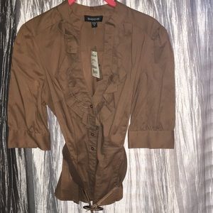 Bebe Tan Blouse